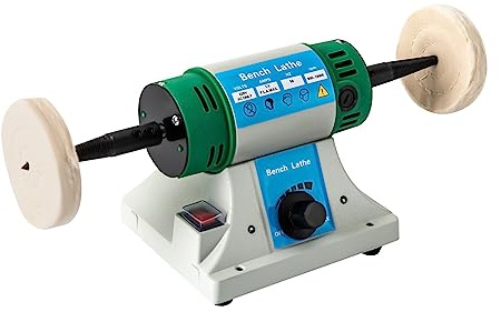 Poliermaschine für Schmuck,320W Poliermaschine Set, Einstellbare Polier- und Poliermaschine, Doppelt isolierter Motor, zum Schneiden, Bohren, Polieren
