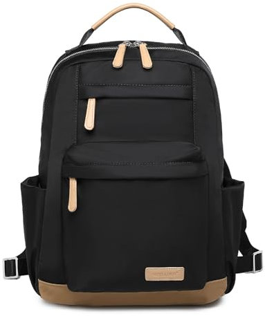 Miss Lulu Mochila para Mujeres para Portátil de 13 Pulgadas, Mochila Impermeable para Universidad, Trabajo y Viajes