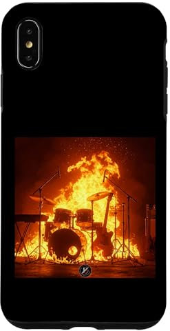 Battery on fire Case for iPhone XS Max