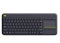 GRzHKN Teclado táctil inalámbrico con Panel táctil para televisores y computadoras portátiles compatibles con Android
