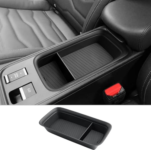 CDEFG Compatible avec Fiat 600 Hybride/600e 2024 2025 Console centrale Boîte de rangement pour console centrale de voiture Plateau inférieur de l'accoudoir central 600e 2025 Accessoires