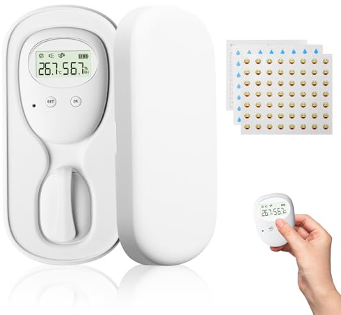 LEKEFETO Bettnässer Alarm Kinder Kabellos: Kabelloser Bettnässer-Alarm Piss-Alarm, USB-wiederaufladbar, 3 Arbeitsmodi, Töpfchenalarm mit Geräuschen und Vibrationen, für Töpfchentraining Seniorenpflege