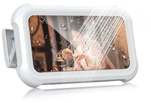 XFSRG Supporto per Telefono da Doccia,con 360°Rotazione Schermo Tattile Phone Bagno da Muro per Accessorio Relax e Intrattenimento
