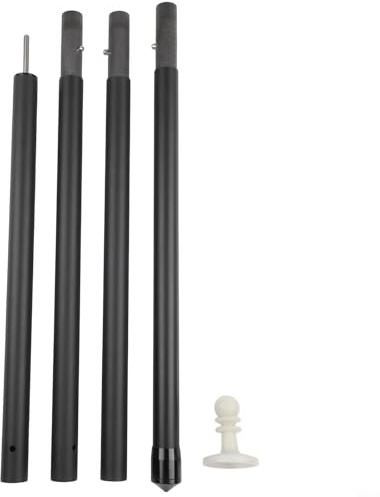 Yuanpgky Karbonfaser-Planenstangen für Camping, Vordach, Unterschlupf, Markise, verstellbare Teleskopstangen, 4–7 Abschnitte, 167–290 cm, leicht, hochfest, Unterstützung für den Außenbereich (1,7 m)