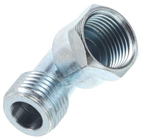 SHINEOFI Raccords Universels de Brûleur à Gaz 4 Points Filetage Interne Coudé Adaptateur Flexible Sécurité Norme Plomberie la Cuisine Raccordement Gaz Intérieur