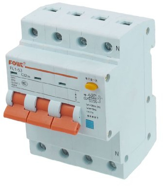 Disjoncteur miniature de Protection contre les surcharges AC 400V 32A 3 pôles 3P + N