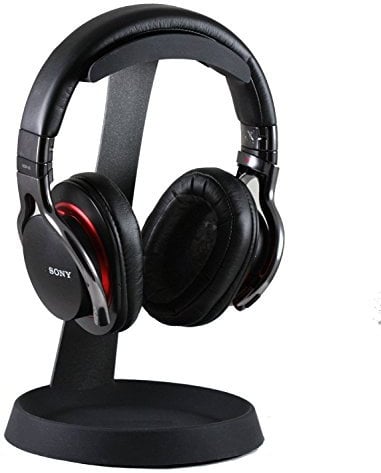 Navitech Steel On Ear & Over Ear Headphones Stand Holder Compatible With The Raycon Wireless Earphones H50