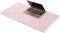 Büro Leder-Schreibunterlage, großes Mauspad mit Kantenschutz, wasserdicht, glatte Schreibunterlage für Laptop-Tastatur, 120 x 60 cm, rosa
