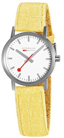 Mondaine Damen Analog Quartz Uhr mit Textil Armband A6583032317SBE