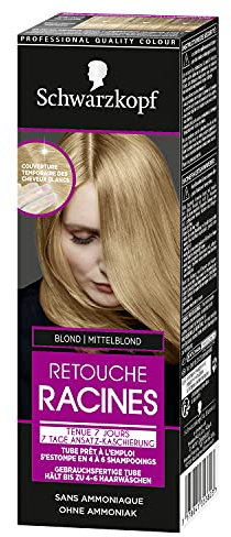 Schwarzkopf - Retouche Racines Tenue 7 Jours - Coloration Temporaire - Couverture des Cheveux Blancs - Sans Ammoniaque - Blond