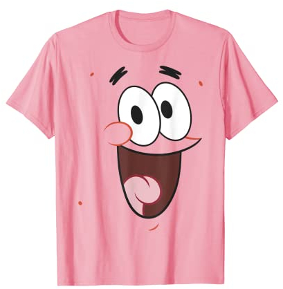 SpongeBob SquarePants Halloween Patrick Big Face Costume Tee T-Shirt