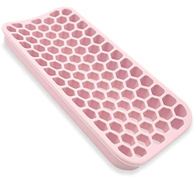 Kleines Silikonpad für Lockenstab Dickere Hitzebeständige Silikonmatte für Haarwerkzeuge, Tragbares Haarstyling-Werkzeug Resthalter für Glätteisen, Haartrockner, Flacheisen (Rosa)