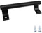 ZONADAH Poignée de porte coulissante de 200mm en alliage d'aluminium Trou central de 165mm Pour porte de balcon, porte de salle de bain, poignée de porte de jardin, poignée moderne en métal (noir)