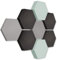 platino24 Akustikpaneele 8 Elemente Edition LOFT 3D I Ø 300mm Akustikplatten Schalldämmung Wand & Decke I Akustikschaum Schall-Absorber aus Basotect 30-70mm mit farbiger Akustikbeschichtung