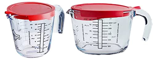 CTCOIJRN Tasses à mesurer en verre avec tasses graduées, haute teneur en Borosilicate, grande capacité, cuisine domestique, cuisson, coquetiers battus, spécial micro-ondes