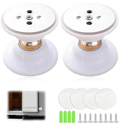 Magnetic Door Catch, Magnetic Door Stop, Magnetic Door Holder Door Latch Wall Protector Door Stops for Motor Home Camper Boat Office