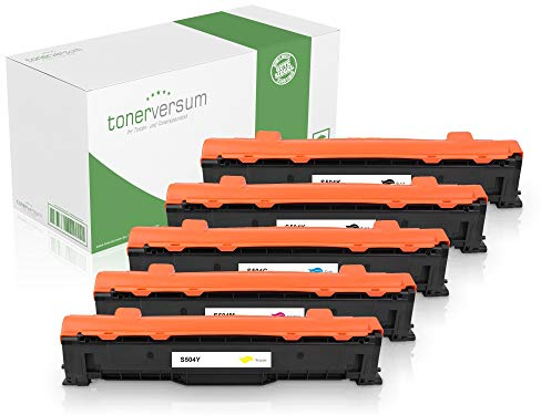 5 Toner kompatibel mit Samsung CLT-504S Schwarz Cyan Magenta Gelb für CLP-415n CLP-415nw CLX-4195fn CLX-4195fw CLX-4195n Xpress C1810w C1860 C1860fw Druckerpatronen Multipack