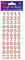 Eleganza OA027258 Bold Number Glitter Craft Stickers - Rose Gold Self Adhesive, 16.5 x 7.6 x 0.2 cm