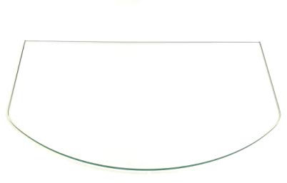 Regale4You Glasboden 50 cm oval gerundet /8mm Klarglas Sicherheitsglas / 3 Glasscheiben