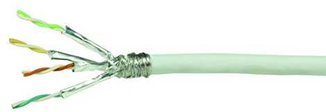 LogiLink Professional LogiLink CPV0055 - CAT 7 (600 MHz) S/FTP Verlegekabel LSZH (Low Smoke Zero Halogen), 10GBase-T/ISDN/PoE/PoE+, 305m