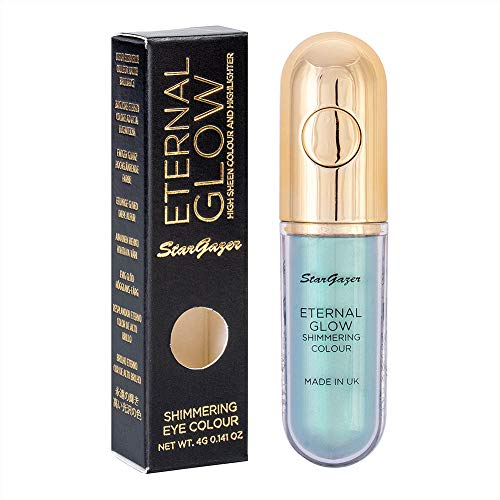 Stargazer Eternal Glow Shadow, schimmernde Farbe für Lidschatten und Highlight Türkis