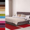Floordirekt Shaggy-Bettumrandung Barcelona - 3-teilig - Shaggy-Kräusel-Optik - Hochflor Bettvorleger in vielen Farben (B: 67 cm | L: 1 x 330 cm + 2 x 130 cm, Rot)