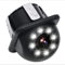 TOTMOX H846696 - Telecamera di retromarcia per auto, 12 V, HD, impermeabile, telecamera posteriore CMOS per auto, mini furgoni, con 8 LED a visione notturna a infrarossi, grandangolo di 170 gradi