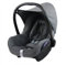 BAMBINIWELT Bezug Ersatzbezug kompatibel mit Maxi-Cosi CabrioFix für Babyschale 6-tlg Komplett-Set (meliert grau-dunkelgrau)