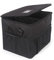 Auto Kofferraum Organizer - Multi Fach faltbare Aufbewahrungsbox mit reflektierendem Warnzeichen mit Deckel, schwarz, 39cm*30cm*30cm.