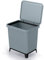 Cubo de reciclaje de forma cuadrada 30L color gris KEDEN