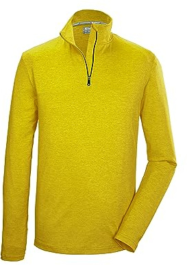 killtec Herren Funktionsshirt mit Stehkragen und Reißverschluss KSW 95 MN LS SHRT, moos, 3XL, 40843-000