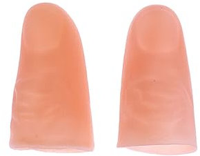 INOOMP 1 Paar Flash-Spielzeug-Daumen Tricklicht-Requisiten Weihnachtsgeschenke das Daumenlicht-Trick aufleuchten Stütze blinkt Finger leicht Magische Requisiten Daumen Licht Kind