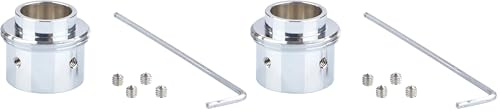 ET - EUROTRONIC Technology GmbH 700101 Danfoss RA Metalladapter für Heizkörperthermostate (Zubehör für Heizungsthermostat, Lange Lebensdauer), 20mm/23mm (4 Kerben) (Packung mit 2)