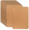Zhtulck Kraftpapier Karten, 100 Stück A6 Postkarten Blanko, 250g/m² Karteikarten 14,8 x 10,5 cm Karten Kraftpapier für DIY, Selbstgestalten, Grußkarten, Einladungen - Braun