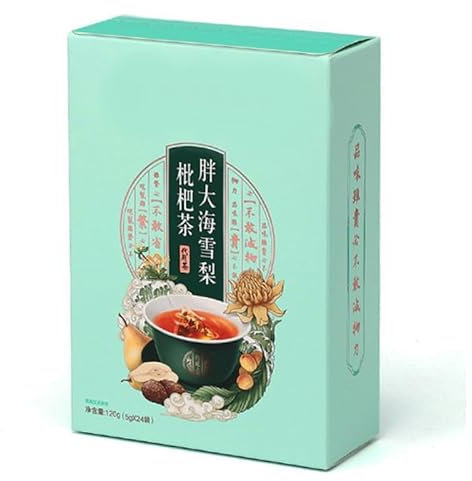Genérico Té Grosse Mer, Sidney y Níspero Hierbas Té Perfumado Original de China Buen Té Té de Flores Orgánico Natural Comida Verde sin Aditivos Té de Hierbas (120g)
