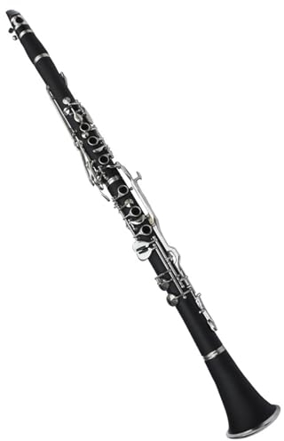 Klarinettenset Klarinette in G, 20 Tasten, ausgewählte Bakelit-Korpusoberfläche, vernickelte Tasten, Holzblasinstrument