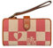 Ralph Lauren Lauren XL Étui portefeuille Beige/rouge, rouge, Classique