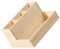 Housoutil Wooden Cosmetics Organizer Storage Box Multi-grid Makeup Holder Desktop Organizer for Jewelry Stationery Compact Practical