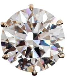 Wycian Trauringe Vintage, Gold Ringe Frauen 14K Gelbgold Größe 47 (15.0) Moissanit Rundschliff Weiß Npassbar Für Abschlussball