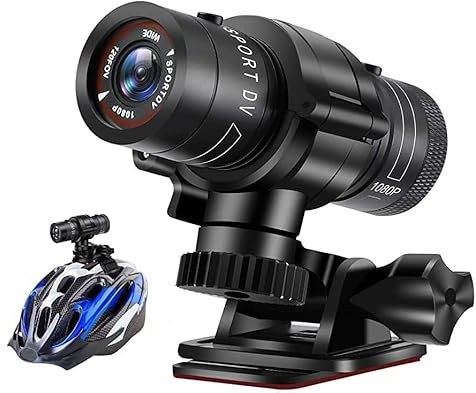 Elikliv Bicycle Helmet F9 Camera - Mini Action DVR 1080P Video Cam, Motorcycle & Car Video Recorder
