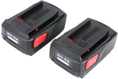 Deux Paquets de Batterie Haute Puissance 22 V 5 Ah. Compatible for Hilti, 18 V 21,6 V 22 V, Outils électriques, perceuses, Pilotes, marteaux B22.