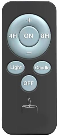 LS-LebenStil Real Flame Fernbedienung für LED Kerzen der Serie Ribe mit An/Aus Schalter Timer Dimmer
