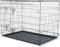 TRIXIE Hundebox Home schwarz – L: 109 × 79 × 71 cm – Faltbarer Hundekäfig mit 2 Türen & sicheren Verschlüssen, verzinkte Transportbox mit Stabiler Bodenwanne für Zuhause & unterwegs – 39304
