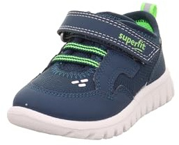 Superfit Jungen Sport7 Mini Sneaker, Blau Hellgrün 8000, 35 EU