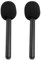 Adaptateur Portable pour Microphone D'interview, 2 Pièces, Support de Micro Portable pour MIC 1/2, pour Rode Wireless GO II, pour Hollyland Lark 150, pour G1, pour Movo,