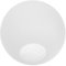 UKCOCO Abat-Jour Globe En Verre Dépoli Blanc - 5.89 Pouces De Diamètre, Base E27 - Pour Lustre, Applique Murale Suspendue