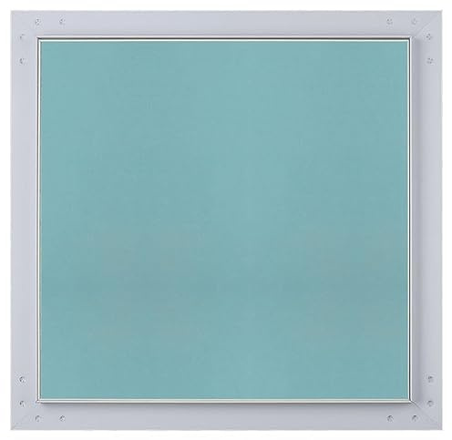 Plasterboard Access Panel - Inspection Hatch Revision Door - Tile Access Panel, Fuse Box Cover, Ceiling Panels & Loft Hatch - with White Aluminium Frame (150 X 200)