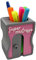 3Dkore Pot à crayons Super Maîtresse – Taille-crayon géant en plastique biosourcé – Cadeau fin d’année école primaire – Fait en France (Rose)