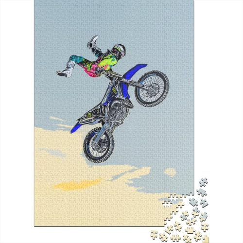 Puzzle 1000 Teile Moto GP Racing für Erwachsene, Halloween-Geschenk, Erwachsenenpuzzle, Heimdekoration, 1000 Teile (38 x 26 cm)