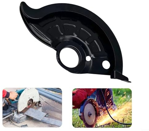 Aluminum Cast Circular Saw Blade Guard 9 Inch for Power Tools, Silver Protective Cover with Secure Fits for Workshop Cutting Tasks